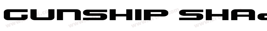 Gunship Shadow字体转换